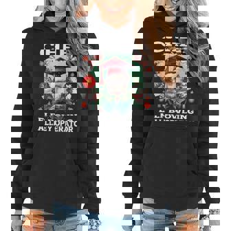 Chief Elf Bowling Alley Operator Christmas Bowling Women Hoodie | Mazezy