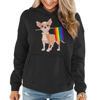 Chihuahua Lgbtq 2018 Rainbow Gay Lesbian Pride Women Hoodie | Mazezy