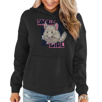 Chinchilla Girl Chinchillidae Shorttailed Chinchilla Women Hoodie - Monsterry AU