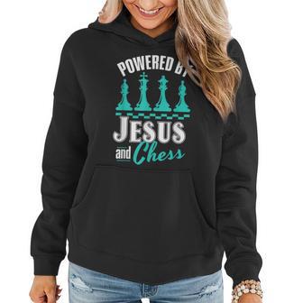 Christian Chess Jesus And Chess Religious Chess Player Women Hoodie - Thegiftio UK