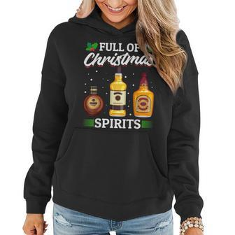 Christmas Alcohol Tequila Vodka Whisky Women Hoodie | Mazezy CA