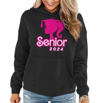 Class Of 2024 Senior Pink Seniors 2024 Girls Women Hoodie - Monsterry DE
