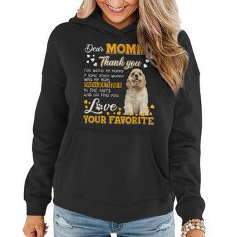 Cocker Spaniel Dear Mommy Thank You For Being My Mommy Women Hoodie - Monsterry