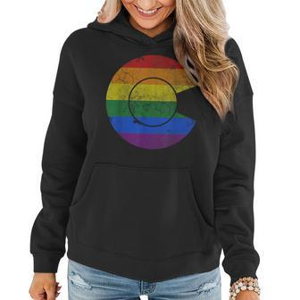 Colorado Lgbtq Rainbow Flag Gay Lesbian Bi Trans Queer Women Hoodie | Mazezy UK