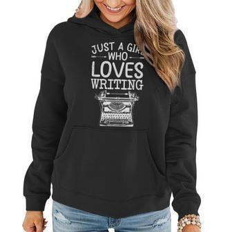 Cool Writing For Women Girls Book Writer Author Poetry Writer Funny Gifts Women Hoodie | Mazezy
