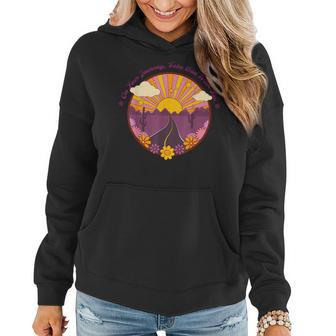 Cute Faith Based On Your Journey Take God With You Faith Funny Gifts Women Hoodie | Mazezy