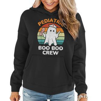 Cute Ghost Halloween Pediatric Rn Nurse Boo Boo Crew Gift For Women Women Hoodie - Thegiftio UK