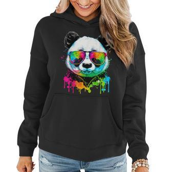 Cute Panda Lover Animal On Panda Women Hoodie - Monsterry CA