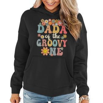 Dada Of Groovy One Matching Family First Birthday Party Women Hoodie - Seseable
