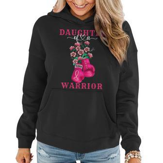 Daughter Of A Warrior Breast Cancer Awareness Support Squad Women Hoodie - Seseable