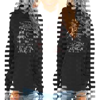 The Devil Saw Me With My Head Down Thought He'd Won Jesus Women Hoodie - Seseable