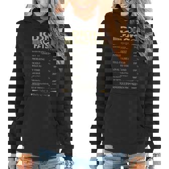 Dion Name Gift Dion Facts V2 Women Hoodie | Seseable UK