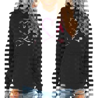 Doctor Nurse Heart Love Pink Ribbon Cute Breast Cancer Women Hoodie | Seseable FR