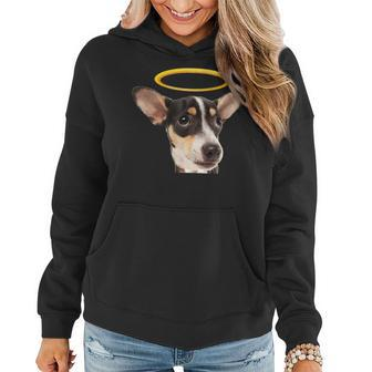 Dog Rat Terrier Holy Dog Rat Terrier Women Hoodie - Monsterry