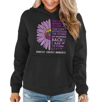 Domestic Violence They Whispered To Her Awareness Girl Women Hoodie - Monsterry AU