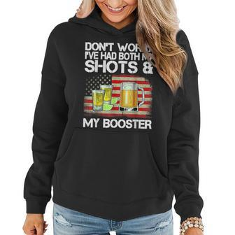 Dont Worry Ive Had Both My Shots And Booster Funny Vaccine Women Hoodie | Mazezy