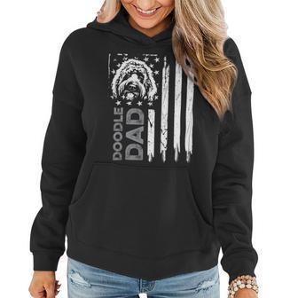 Doodle Dad Funny Goldendoodle Daddy Women Hoodie - Monsterry AU