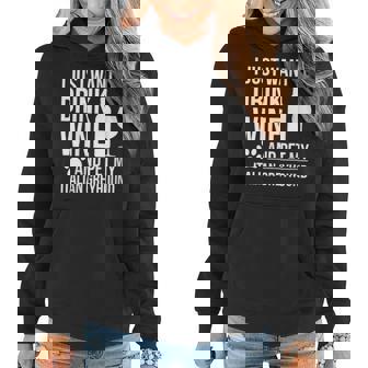 Drink Wine Pet Italian Greyhound Dog Owner Lover Women Hoodie | Mazezy