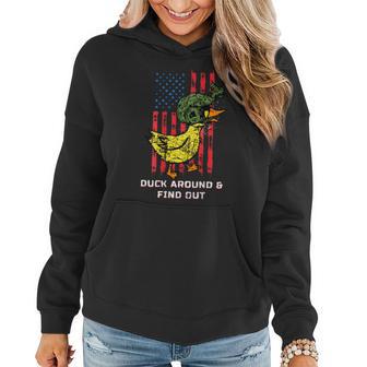 Duck Around And Find Out Women Hoodie - Thegiftio UK
