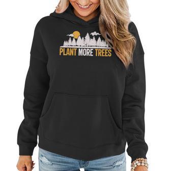 Earth Day - Plant More Trees Tree Hugger Women Hoodie - Thegiftio UK