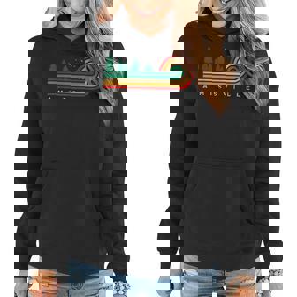 Evergreen Vintage Stripes Amissville Virginia Women Hoodie | Mazezy