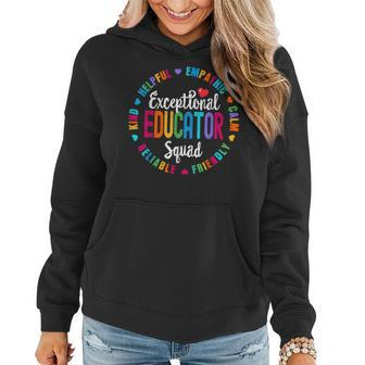 Exceptional Educator Squad Special Education Teacher Autism Women Hoodie - Monsterry UK