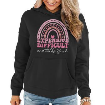 Expensive Difficult And Talks Back Mothers Day Mom Life Gifts For Mom Funny Gifts Women Hoodie | Mazezy UK