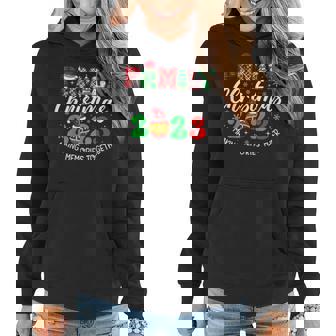 Family Christmas 2023 Matching Squad Santa Elf Xmas Women Hoodie | Mazezy