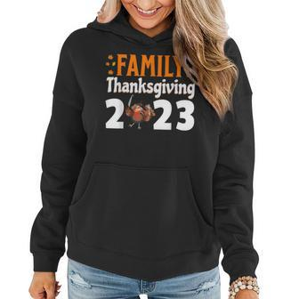 Family Thanksgiving 2023 Fall Autumn Turkey Matching Family Women Hoodie - Monsterry