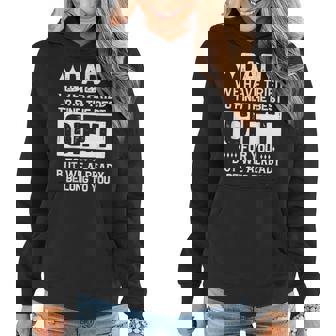 Fathers Day For Dad From Daughter Son Wife Funny Dad Women Hoodie | Mazezy