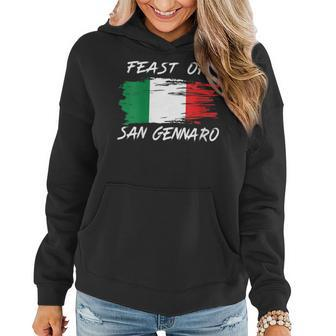 Feast Of San Gennaro Outfit Little Italy New York Festival Women Hoodie | Mazezy