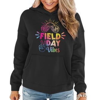 Field Day Vibes 2023 Funny Field Day Vibes Teacher Women Hoodie - Seseable