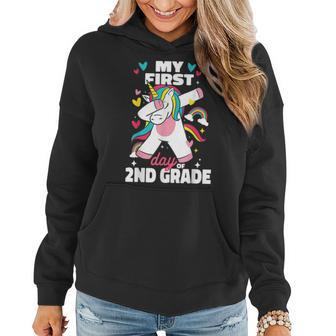 My First Day Of Second Grade Back To School Girls 2Nd Grade Women Hoodie - Monsterry