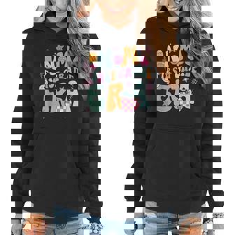 In My First Grade Era Back To School Retro Groovy 1St Grade Women Hoodie | Mazezy