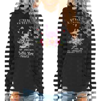 Flamingo Auntimingo Like A Normal Auntie Gifts Funny Grandma Gifts For Grandma Funny Gifts Women Hoodie | Mazezy