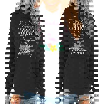 Flocking Fabulous Flamingos Flamingo Lover Flamingo Women Hoodie | Mazezy