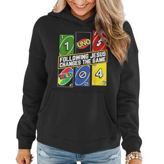 Following Jesus Changes The Game Church Matching Church Funny Gifts Women Hoodie | Mazezy