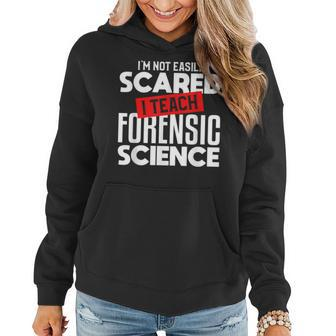 Forensic Science Teacher Teaching For Instructor Women Hoodie | Mazezy
