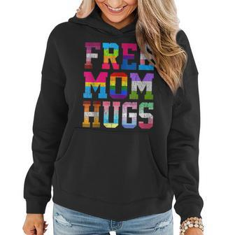 Free Mom Hugs For Pride Month Lgbt Mothers Day Women Hoodie | Mazezy