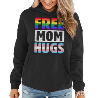 Free Mom Hugs - Lgbtq Gay Pride Month - Proud Ally Mom Women Hoodie | Mazezy