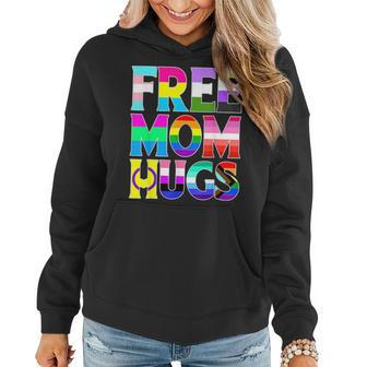 Free Mom Hugs Rainbow Flag Lgbtq Pride Month Cute Trans Women Hoodie | Mazezy