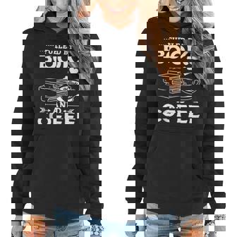 Fueled By Books And Coffee Book Reading Book Lover Reading Funny Designs Funny Gifts Women Hoodie | Mazezy