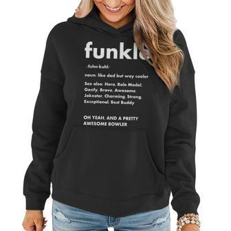 Funkle Bowler Funny Uncle Quote Women Hoodie | Mazezy