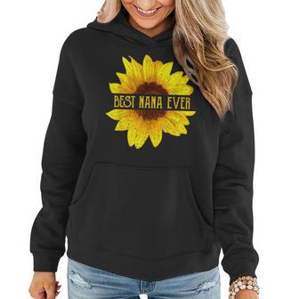 Best Nana Ever Sunflower Apparel Fun Italian Grandma Women Hoodie | Mazezy UK