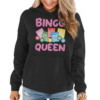 Bingo Player Bingo Queen Women Hoodie - Thegiftio UK