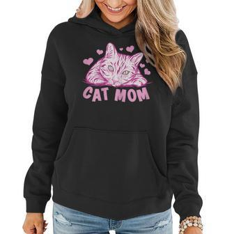 Cat Mom Cat Lovers Women Hoodie | Mazezy