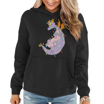 Cute Figment Lights Christmas Lover Animals Lover Women Hoodie - Monsterry AU