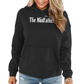 Funny Dad The Nodfather Sarcastic Mens Napping Funny Gifts For Dad Women Hoodie | Mazezy