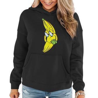 Funny Emojibashful Banana Women Hoodie | Mazezy