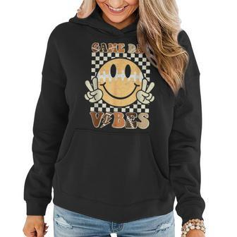 Face American Football Game Day Vibes Sport Girl Women Hoodie | Mazezy